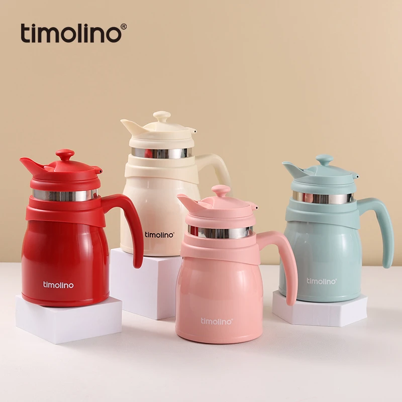 美国Timolino保温焖泡壶家用办公带过滤网花茶壶大容量