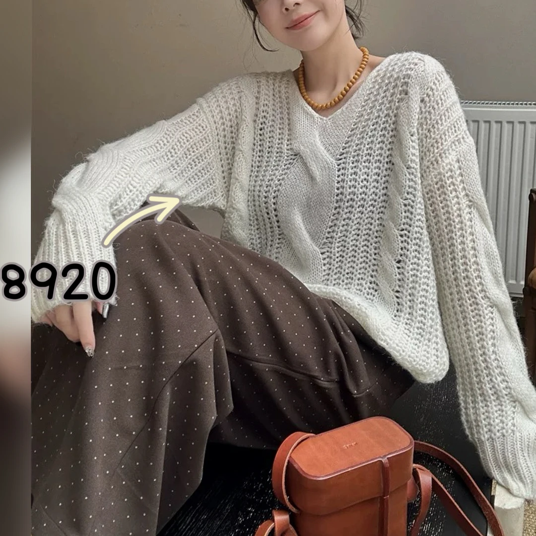 8920（部分无水洗唛，介意慎拍）SANFAN新款针织衫