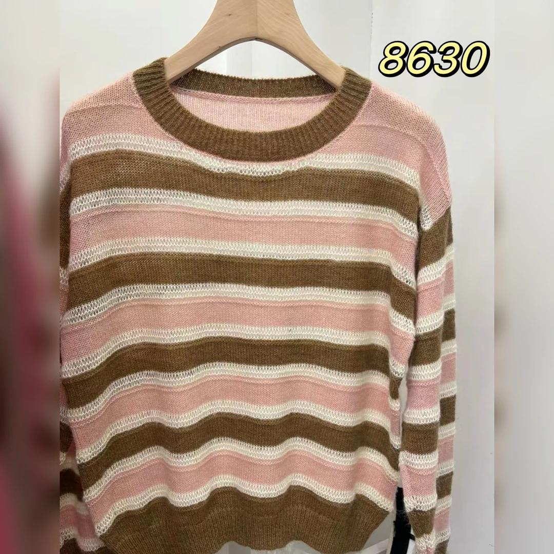 8630（部分无水洗唛，介意慎拍）SANFAN新款针织衫