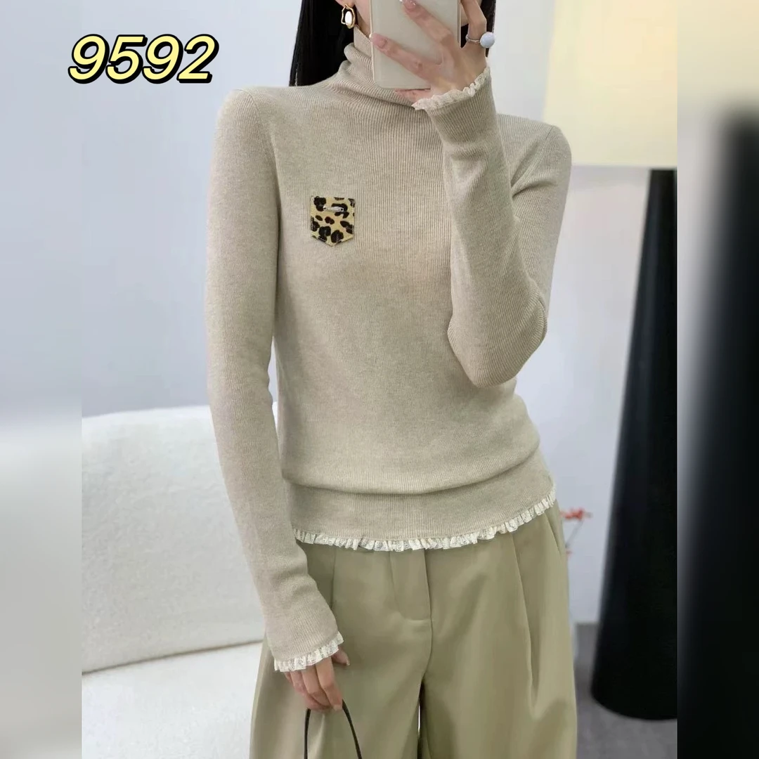 9592(部分无水洗唛,介意慎拍)SANFAN新款针织衫