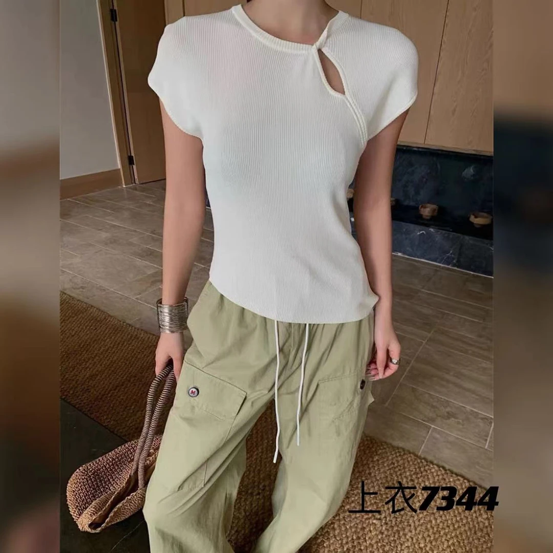 7344（部分无水洗唛，介意慎拍） SANFAN新款短袖