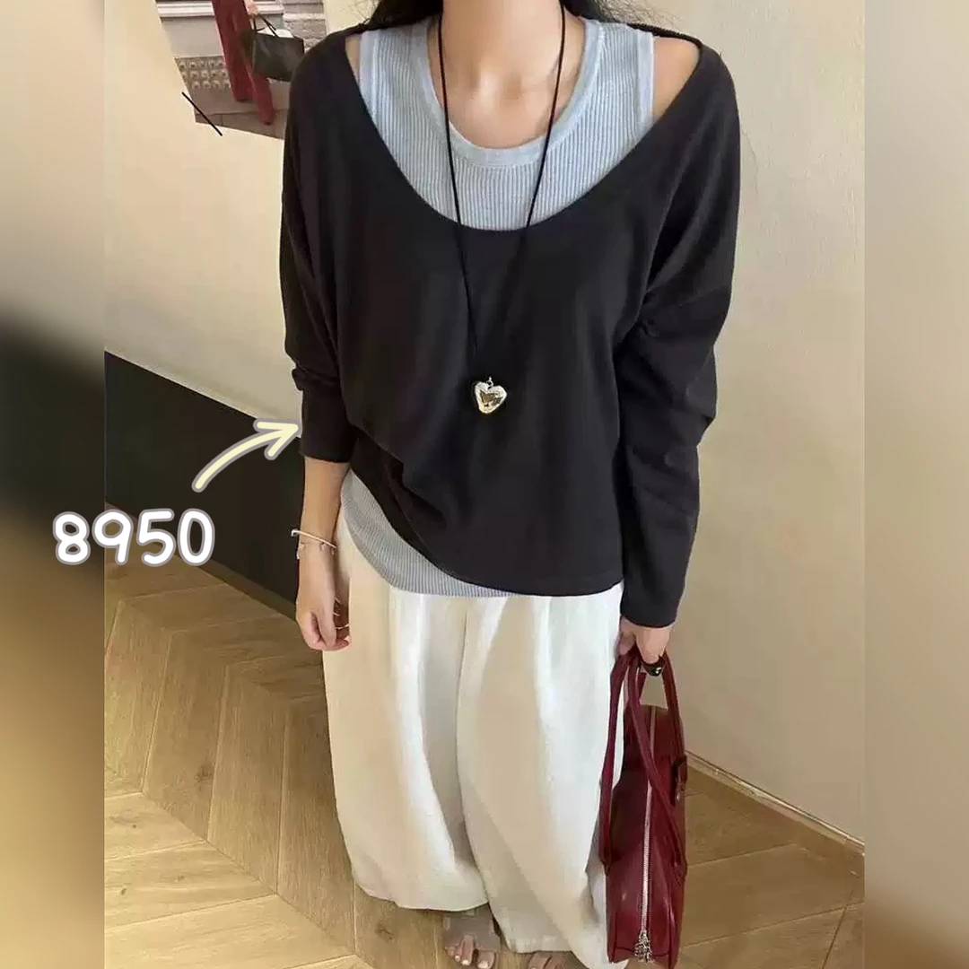 8950（部分无水洗唛，介意慎拍）SANFAN新款针织衫