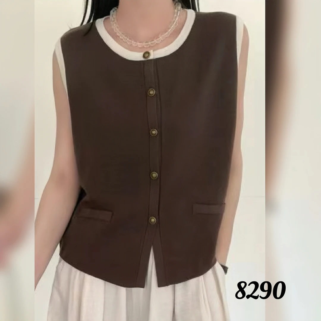 8290（部分无水洗唛，介意慎拍）SANFAN新款针织背心