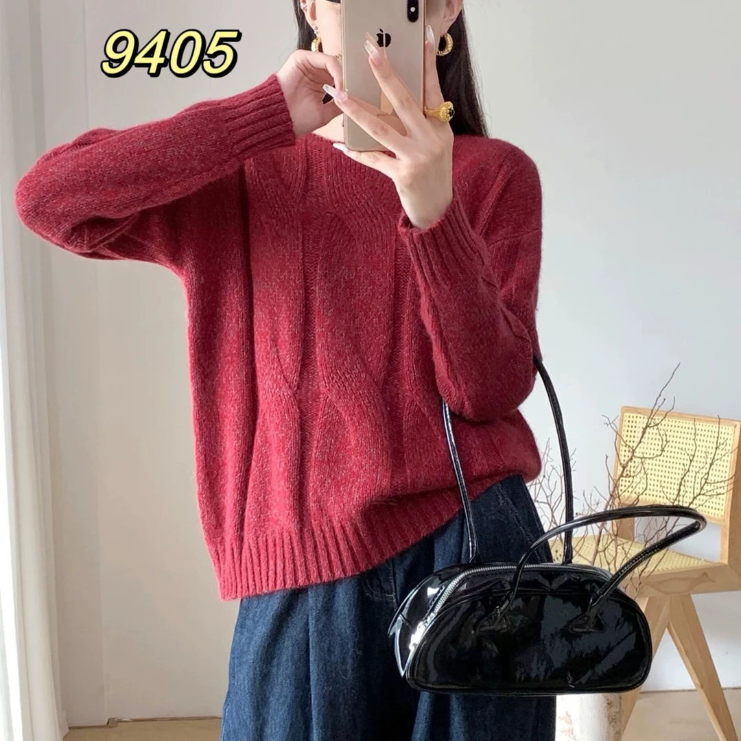 9405（部分无水洗唛，介意慎拍）SANFAN新款针织衫