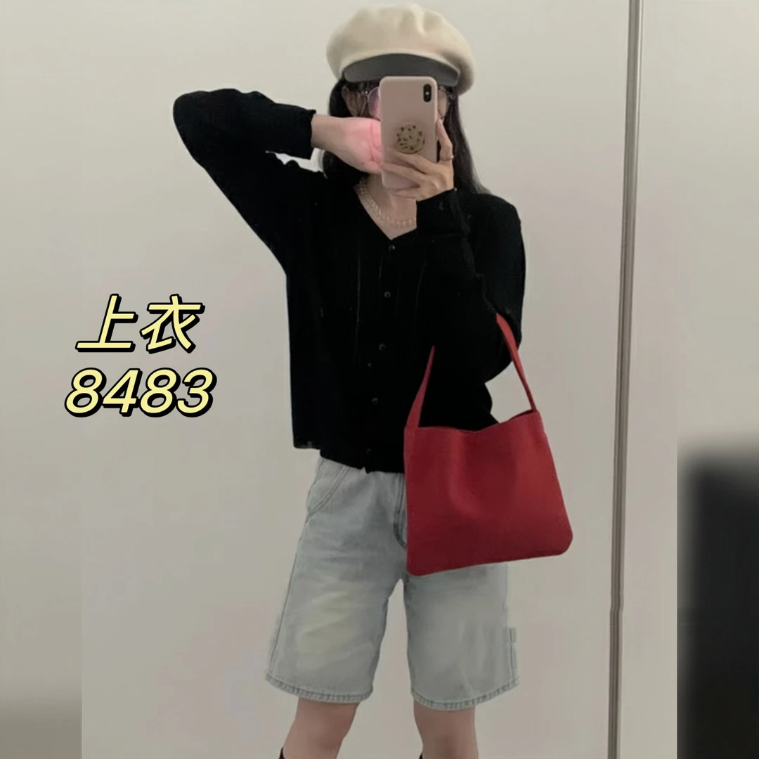 8483（部分无水洗唛，介意慎拍） SANFAN新款针织开衫