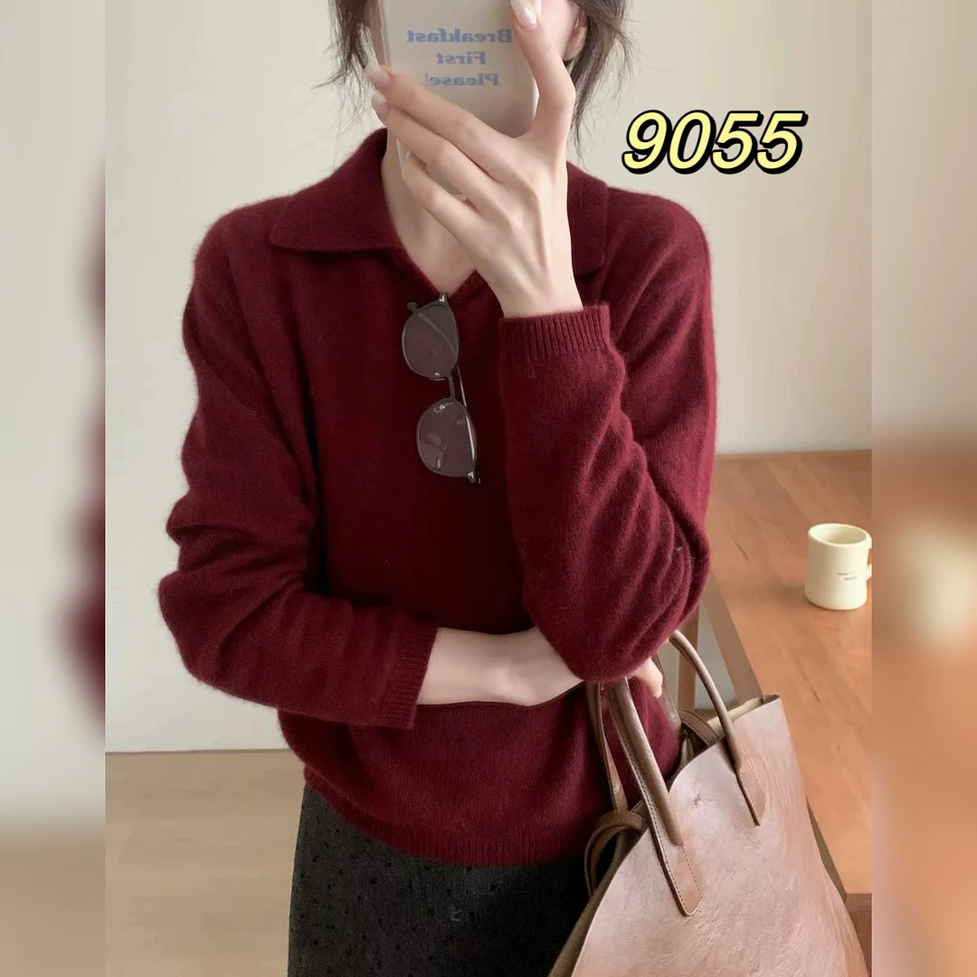 9055（部分无水洗唛，介意慎拍）SANFAN新款针织衫