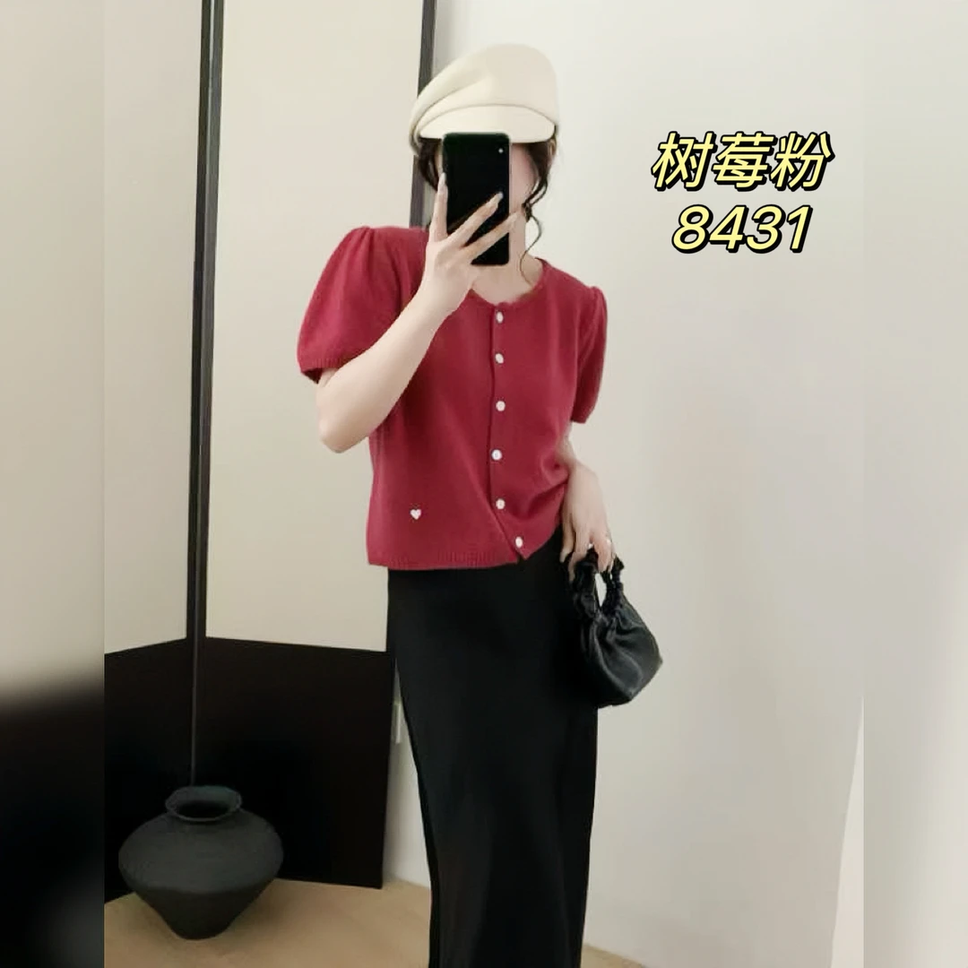 8431（部分无水洗唛，介意慎拍）SANFAN新款针织开衫