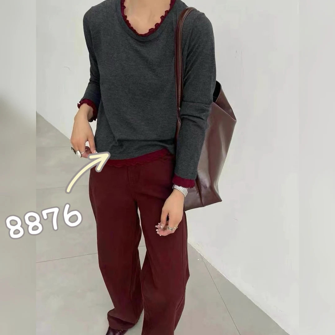 8876（部分无水洗唛，介意慎拍）SANFAN新款针织衫