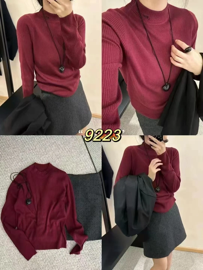 9223（部分无水洗唛，介意慎拍） SANFAN新款针织衫