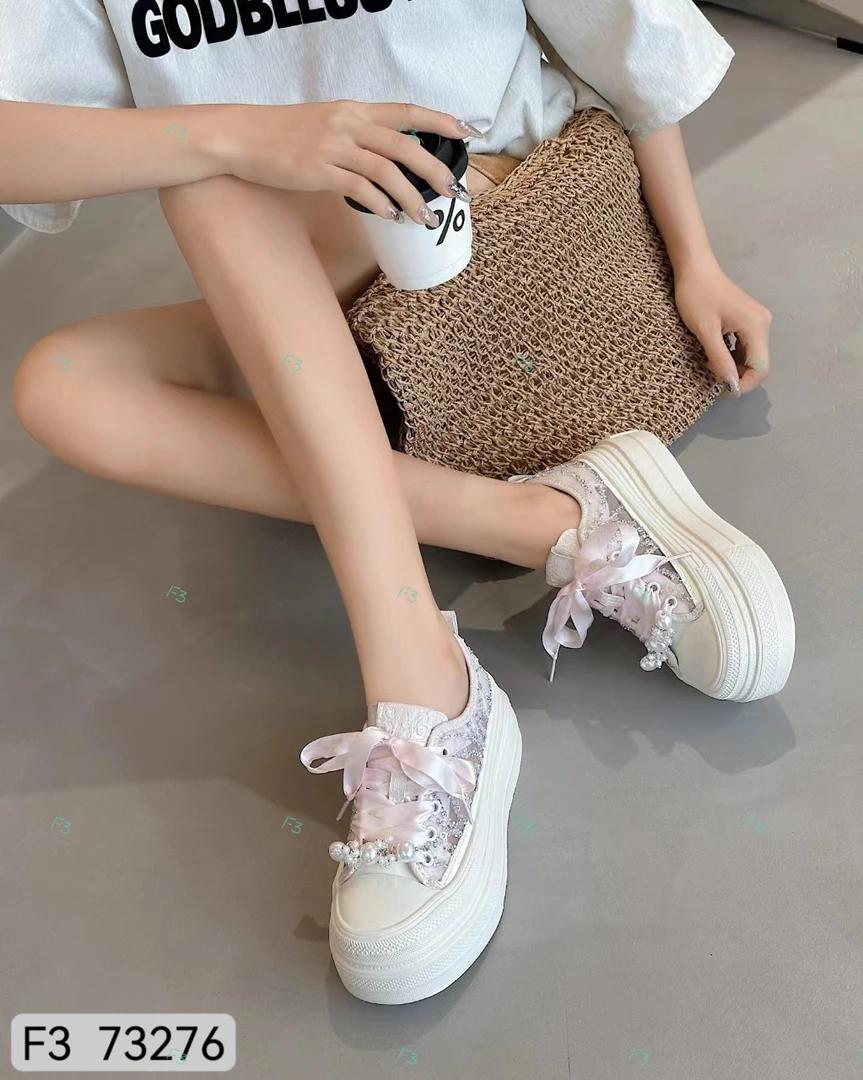 厚底夏季单鞋百搭松糕鞋网红休闲鞋时尚