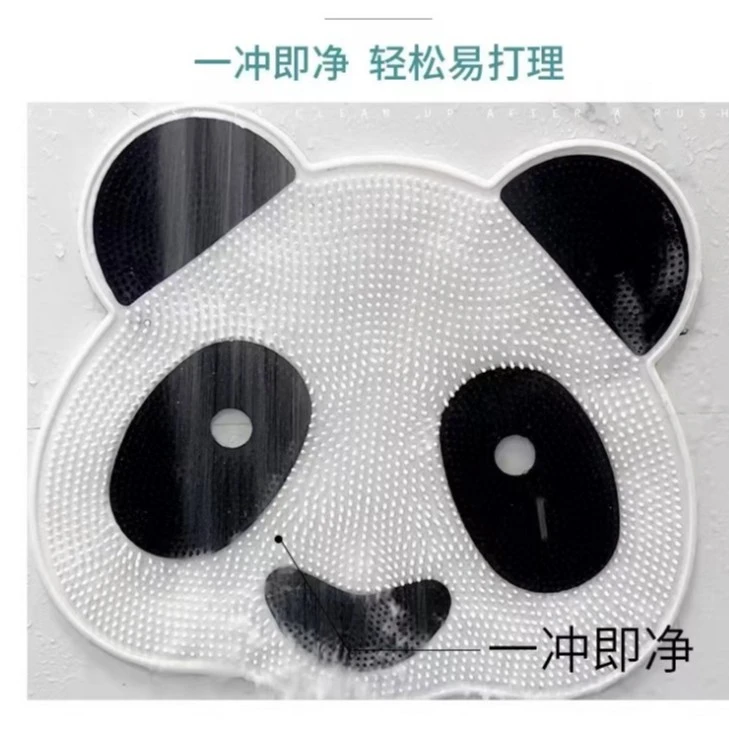 熊猫硅胶搓背神器懒人后背搓澡垫