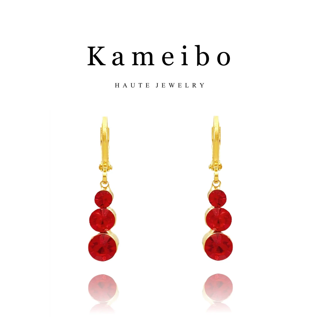 铜合金耳饰 Ka·红怜DK4602高级感网红气质时尚轻奢百搭耳扣耳环