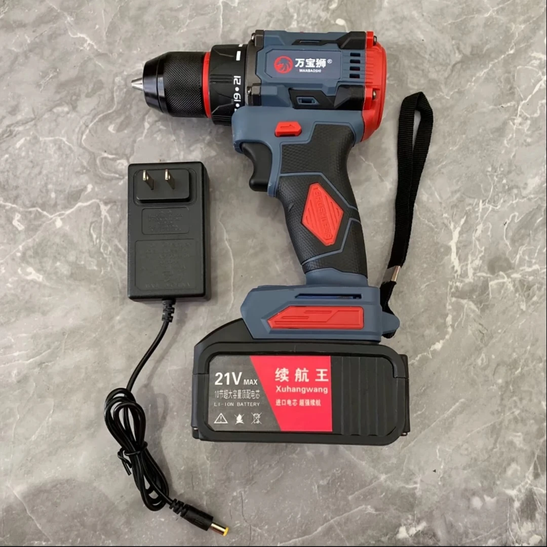 手电钻纯铜无刷大钢炮带敲击