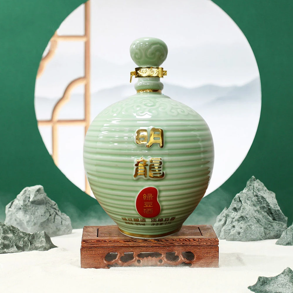 明龙【董事长专属福利】5斤绿豆原浆酒52度2.5L