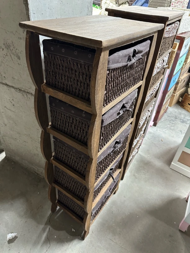 库存尾货：五层复古收纳柜、微瑕疵