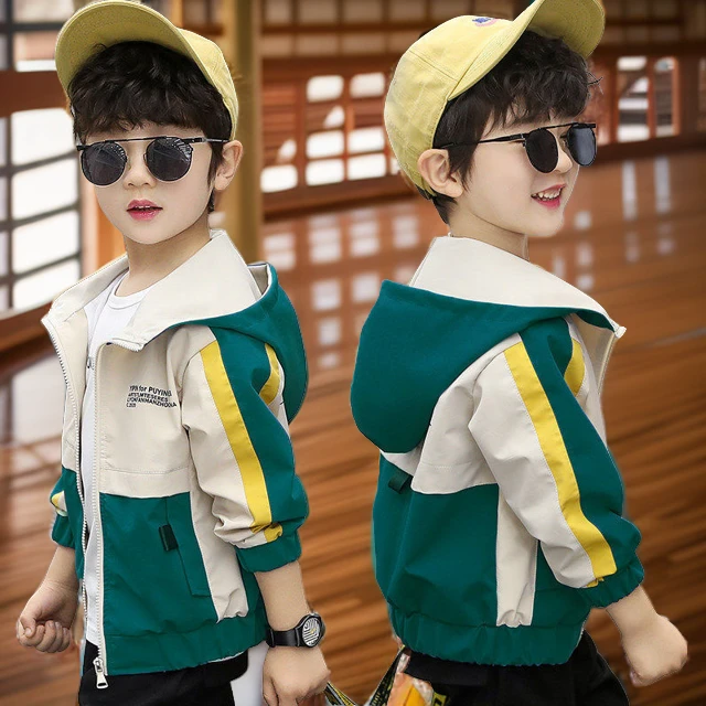 男童外套2025新款潮帅气春秋款男秋装儿童炸街中大童洋气男孩童装