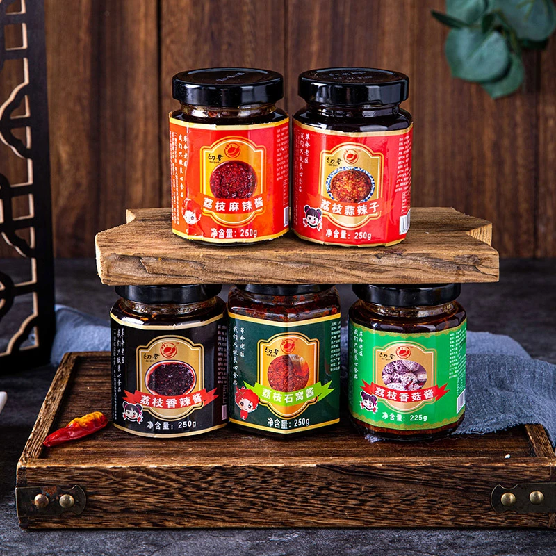 【凤仙姐推荐】大群荔枝辣椒酱香辣酱香辣麻辣辣酱山里人妈妈荔枝酱