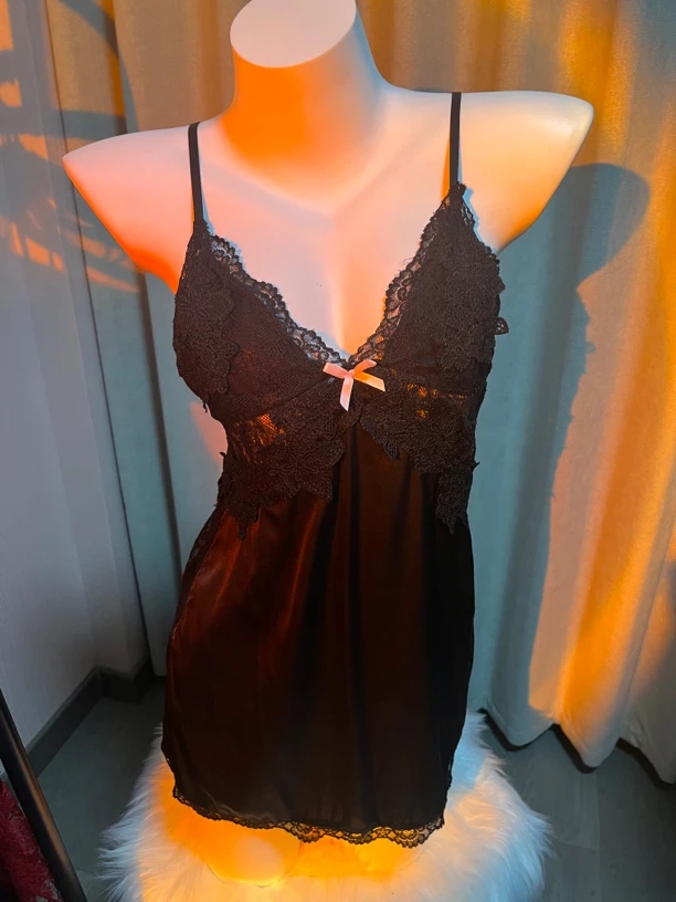 【80-160】交叉美背性感睡裙