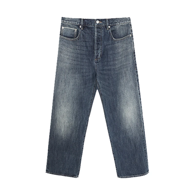 纽扣门襟赤耳牛仔裤HA2N812677