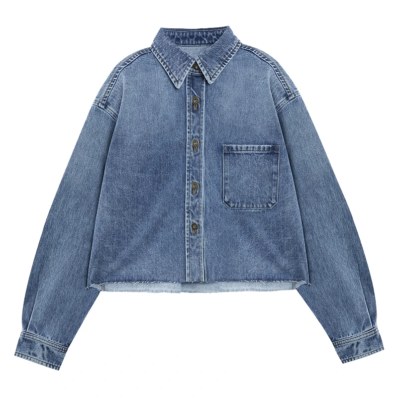 短款牛仔外套TB1N113277