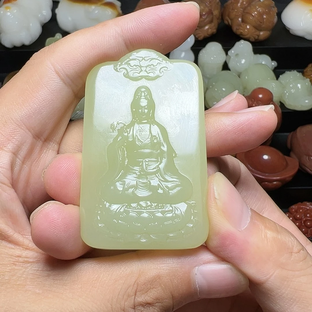 长石玉把件未镶嵌