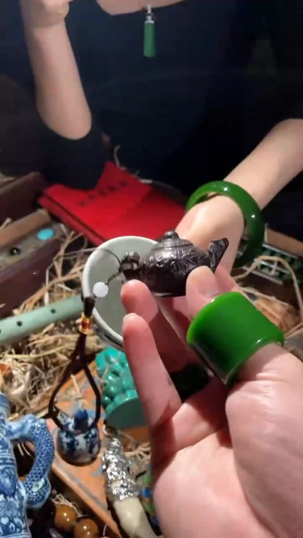 【闪购商品】瓷盖碗摆件