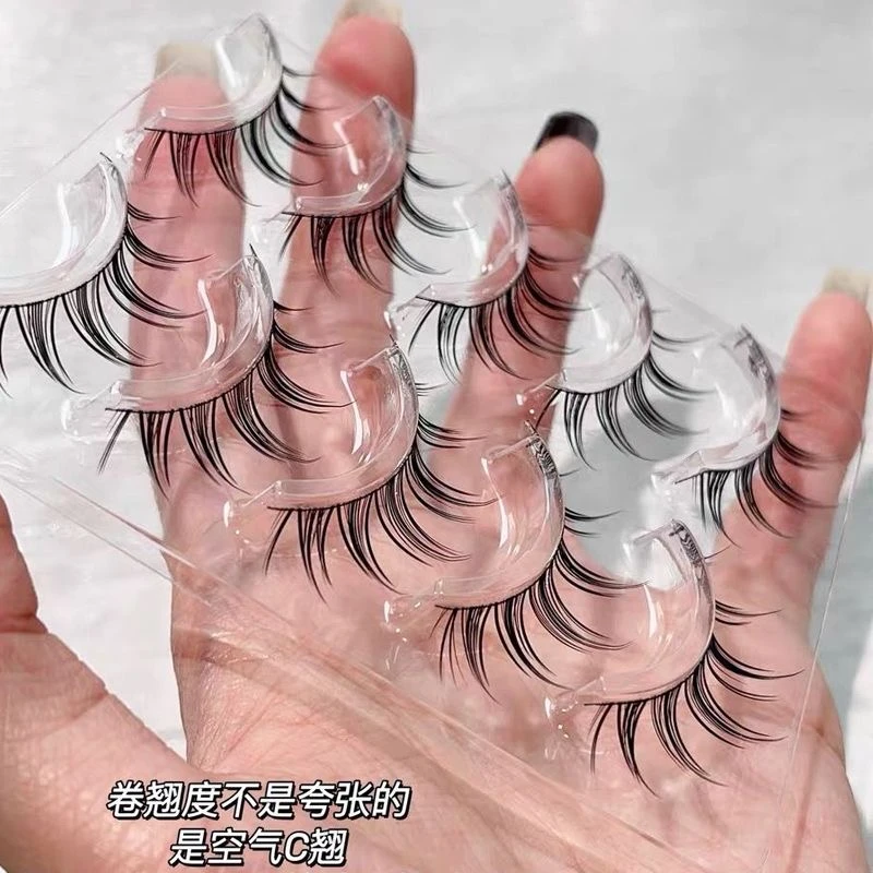 纯欲甜野鸢尾花大恶魔~泰式漫画睫毛假睫毛自然浓密自粘细梗新手