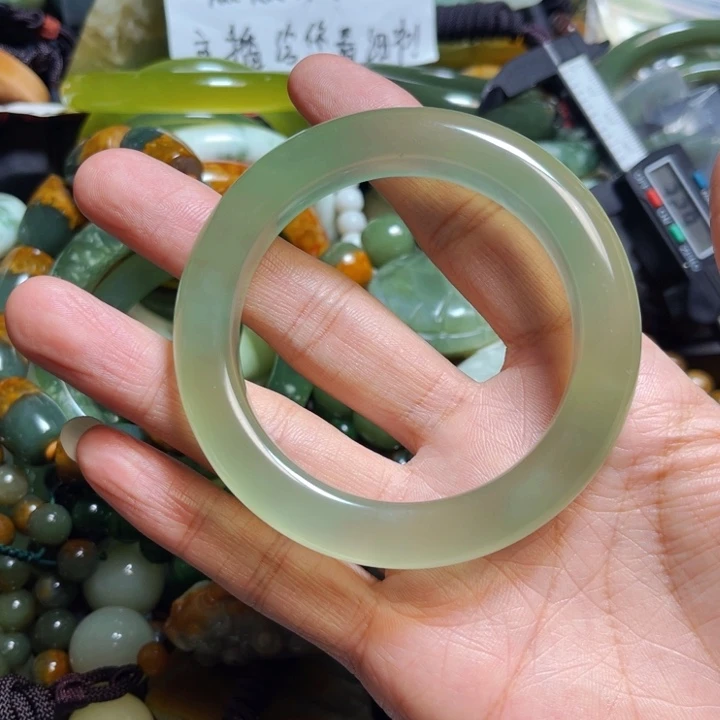 蛇纹石玉手链合金