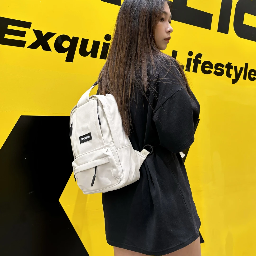 时尚户外单肩包12.9寸iPad斜挎包百搭情侣大学生简约潮流ins轻便