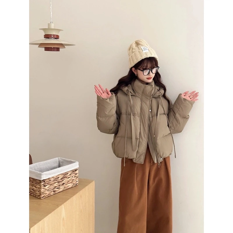 【c位LOOK】2023冬季白鸭绒短款羽绒服洋气百搭宽松保暖韩版8121