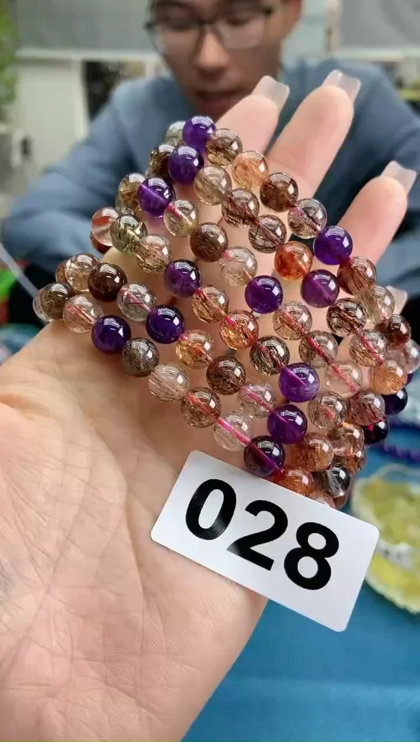 【闪购商品】水晶手链8+-/028未镶嵌黑金超多样性发一件