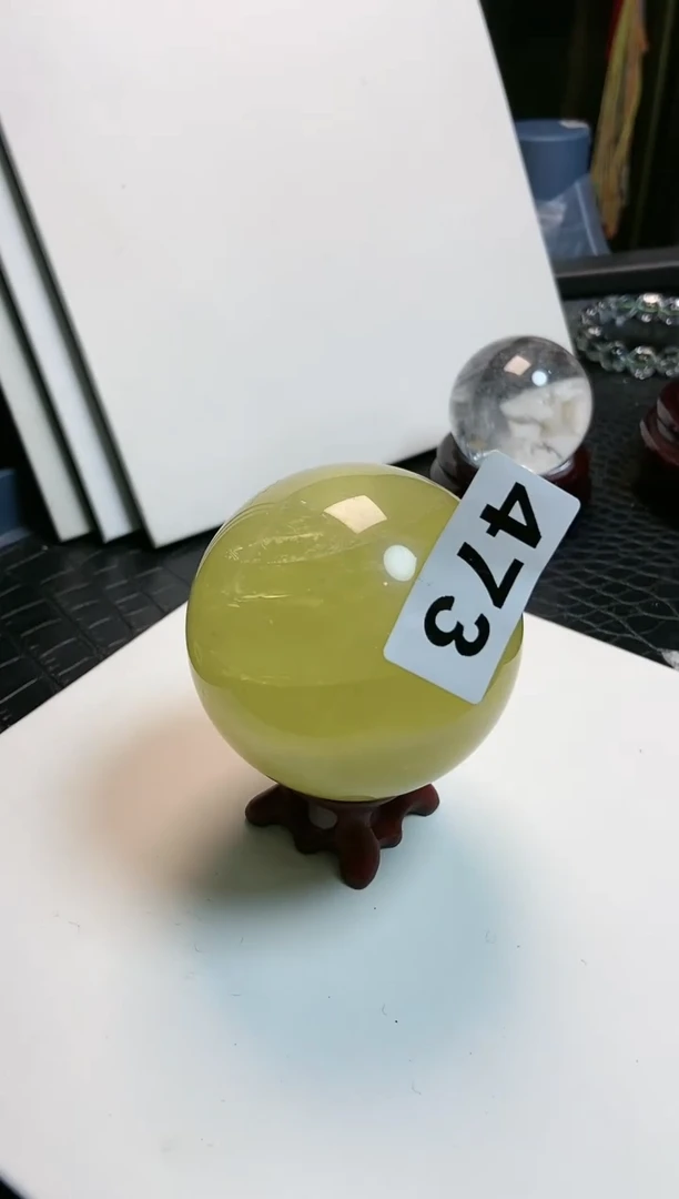 【闪购商品】水晶黄球6.7未镶嵌【473】多样性发一件