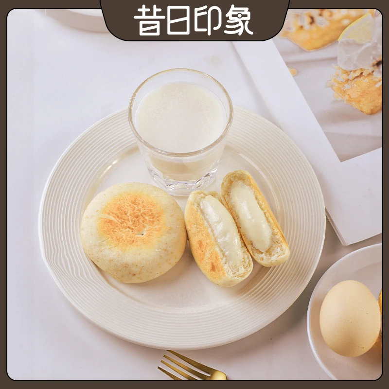 昔日印象全麦纳豆新鲜豆乳餐包夹心面包黄油代餐零食夜宵充饥速食