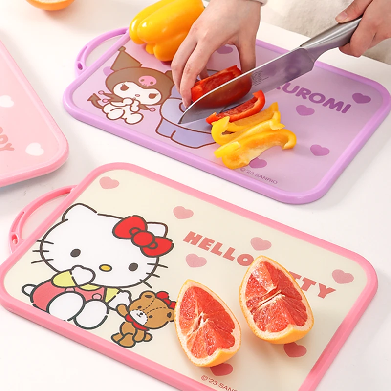 三丽鸥双面菜板可爱家用安全PP宝宝辅食切菜水果砧板不留味案板