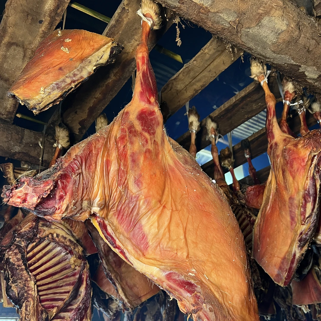 【高山腊羊肉】湖北特产白山羊烟熏腊羊肉美食品腊味乔治姑姑妈妈