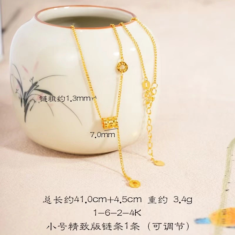 铜合金项链 经典时尚百搭轻奢小蛮腰项链