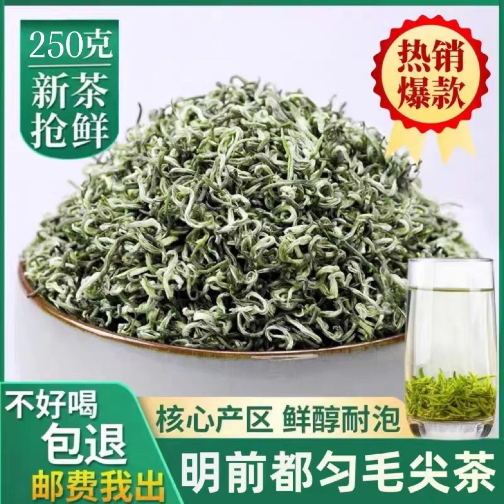贵州都匀毛尖茶2025新茶高山云雾绿茶特级茶叶浓香型明前春茶250g