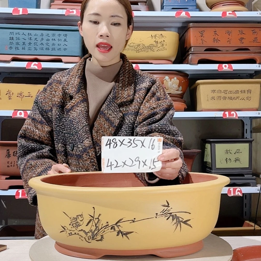 【闪购商品】紫砂花盆