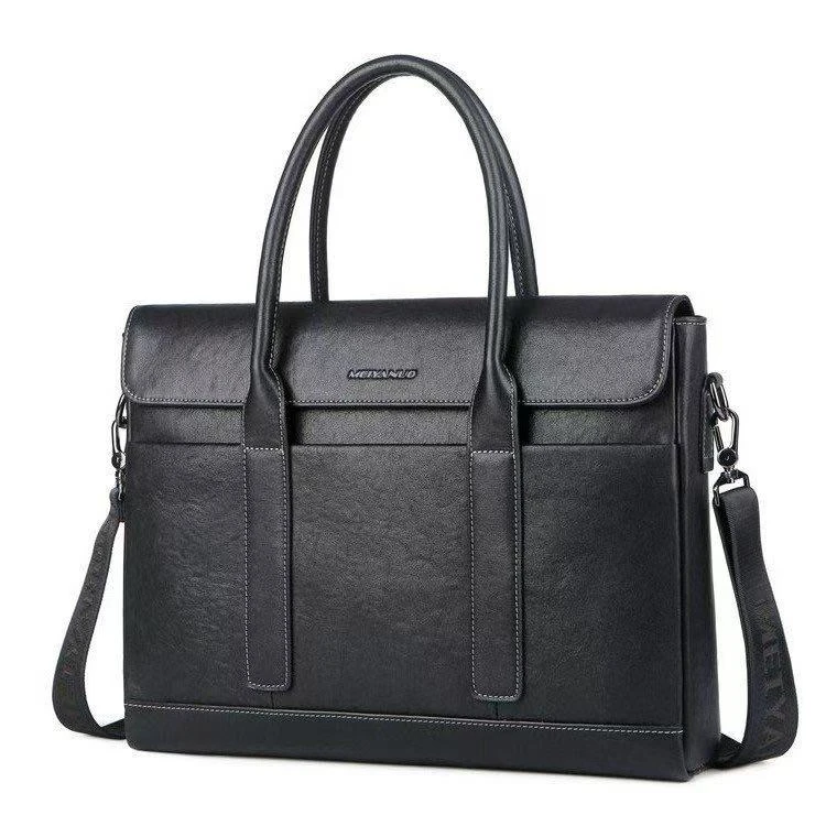 【官方正品】2025新款头层牛皮电脑包公文包大容量时尚商务705