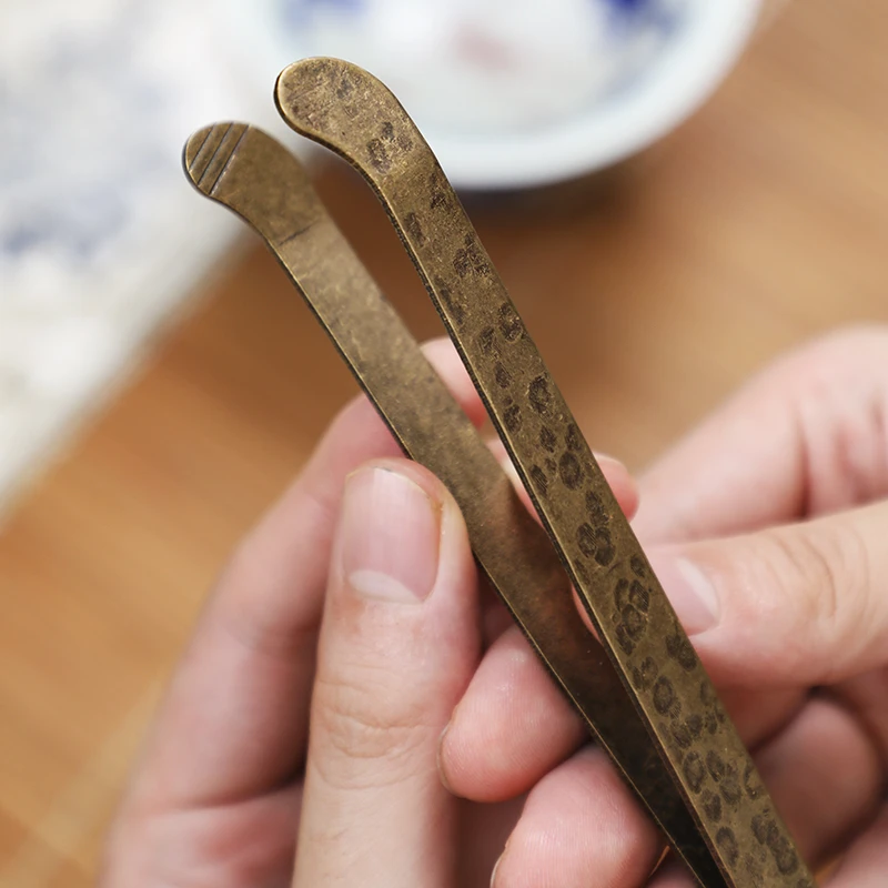【新客福利】纯铜茶夹 高端纯铜茶夹 功夫茶具配件