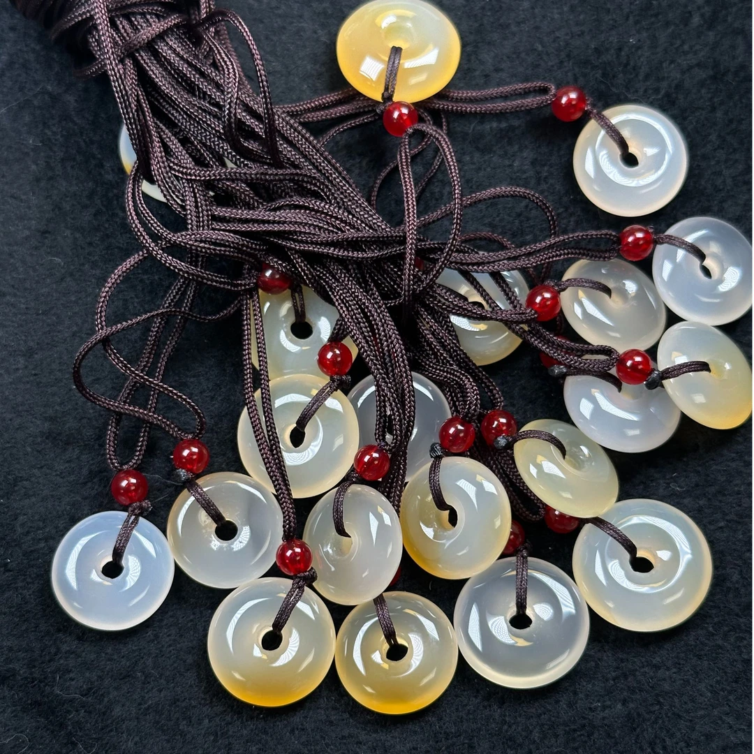 玛瑙平安扣 多样性发其一 嘎嘎好看