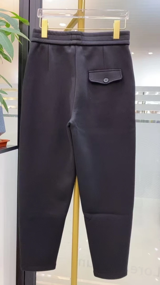 【女人空间生活馆】高货加绒版裤高腰百搭秋冬款加绒裤6038