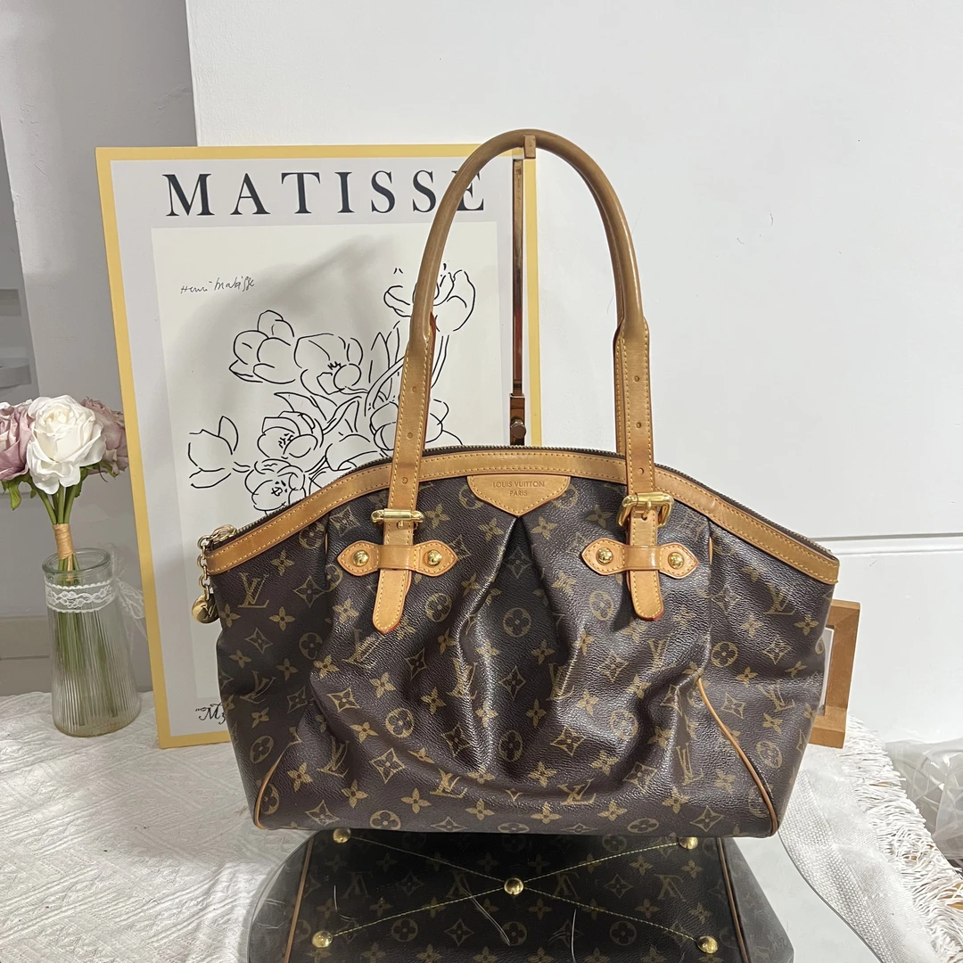 95新 LouisVuitton/路易威登 老花饺子包 鱼