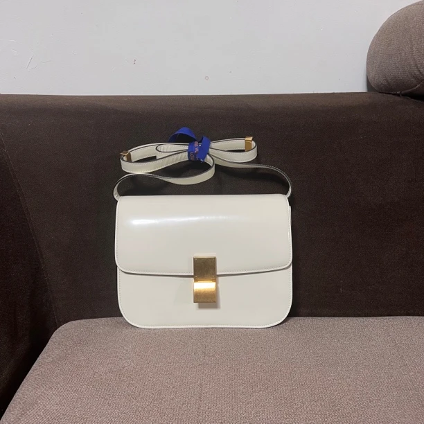 99新 Celine/思琳 白金box豆腐包 鱼鱼
