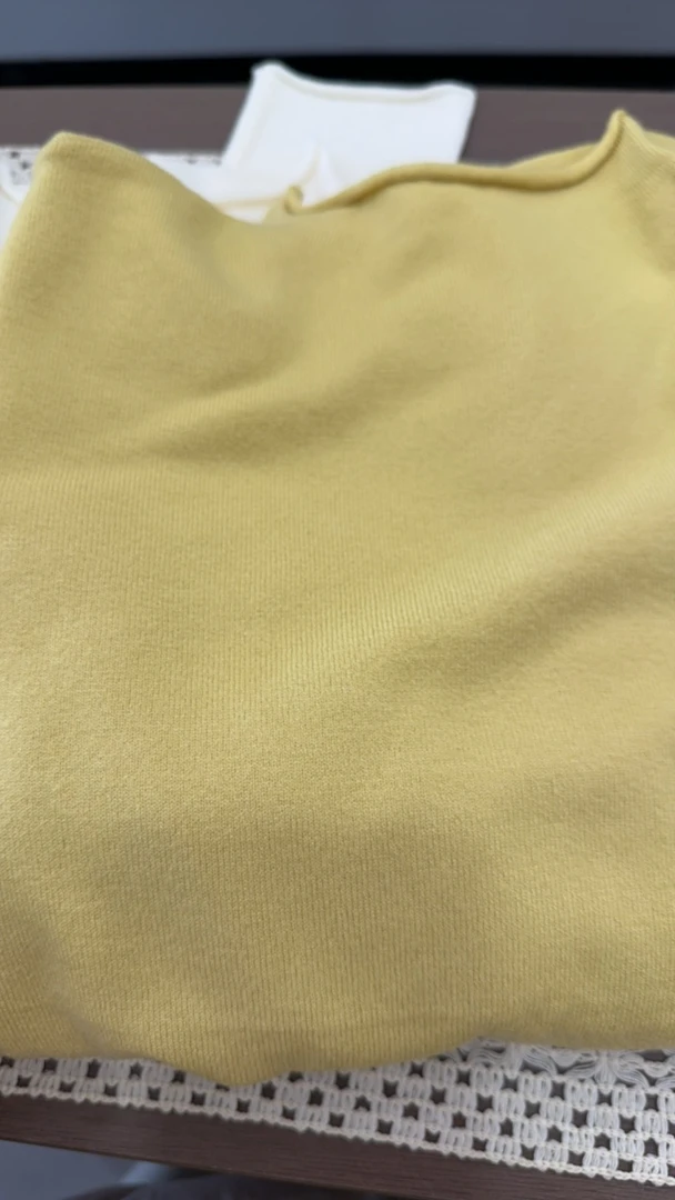 半高领打底衫女秋冬长袖针织上衣百搭内搭