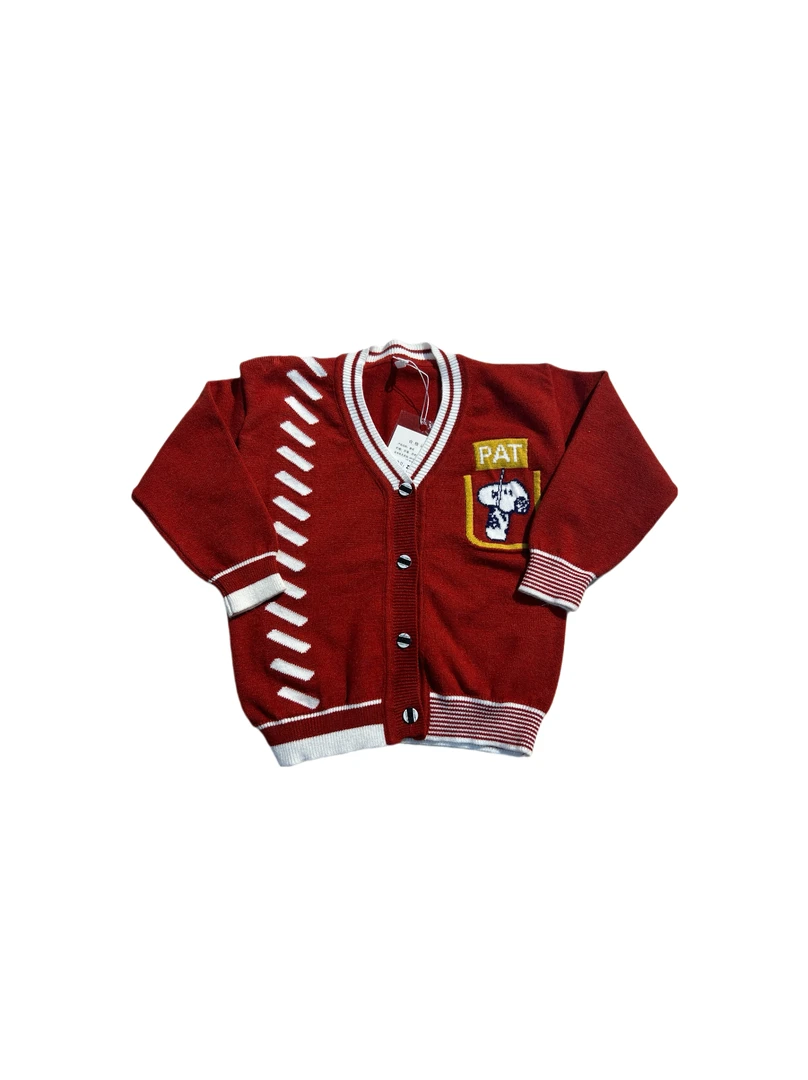 小丸子批发春秋针织衫时尚休闲宝宝小童秋季秋冬儿童女童男童红色