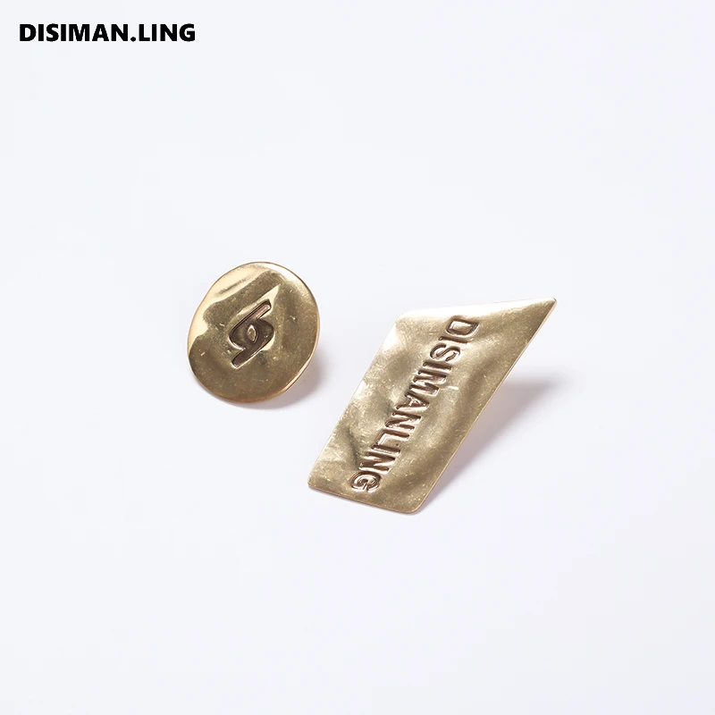 非金属耳饰 迪丝嫚苓金/银耳环不规则气质时尚百搭小众原创设计
