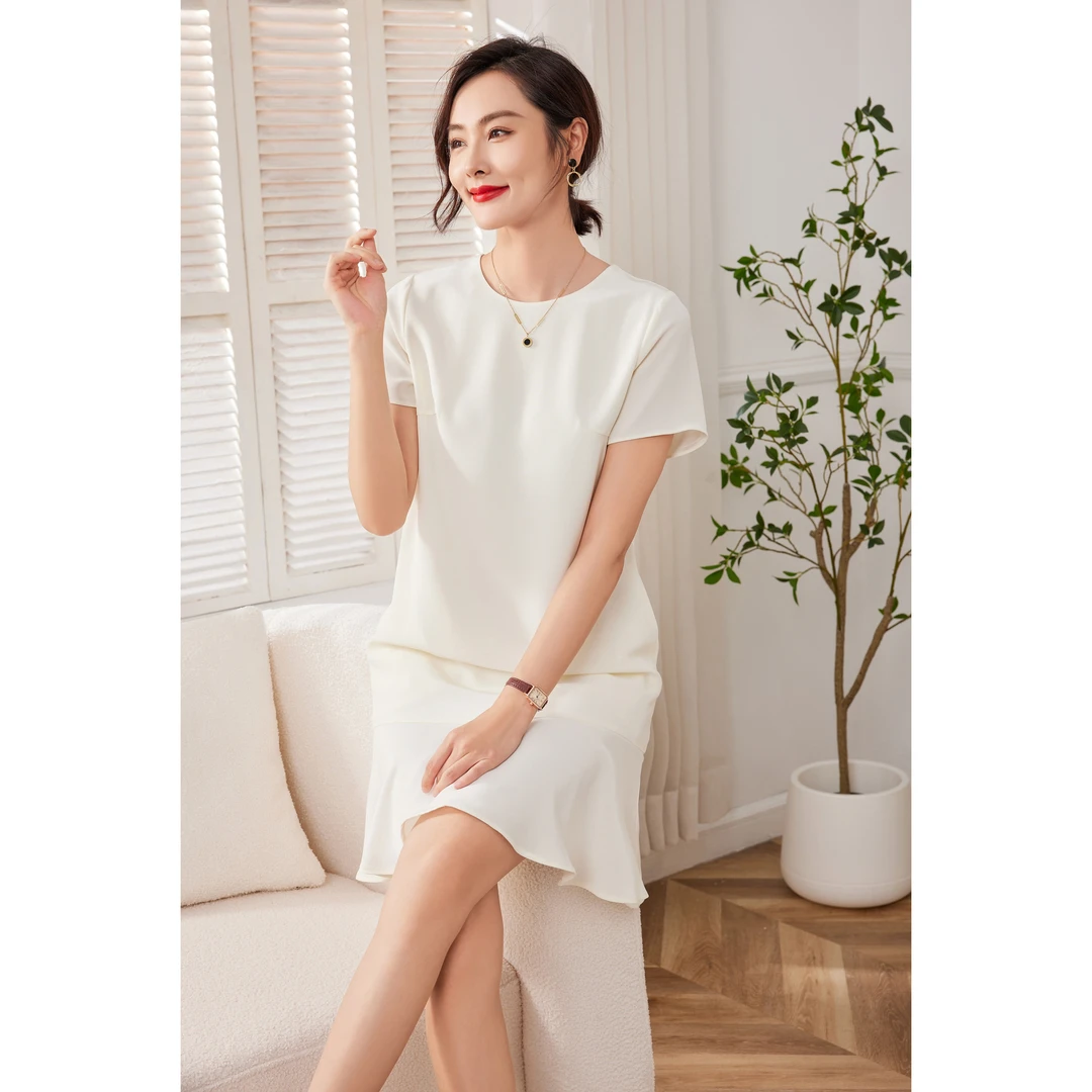 183号  100亚麻 V领短袖T恤