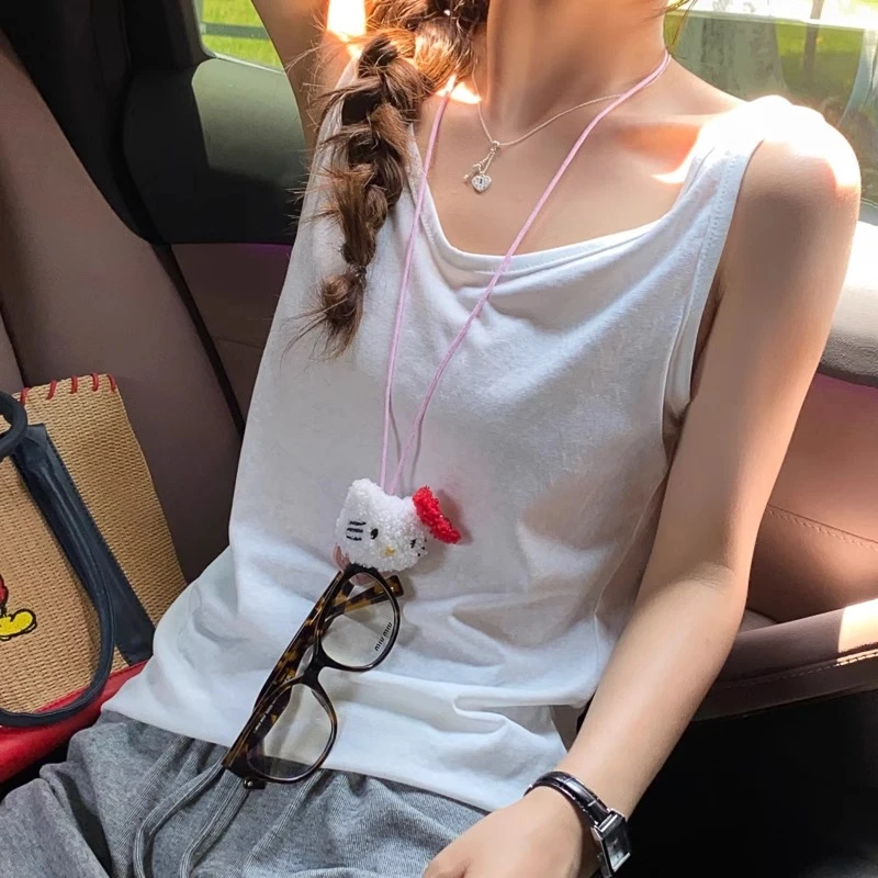 棉麻吊带背心女内搭2024夏季新款宽松大码遮副乳打底无袖上衣外穿