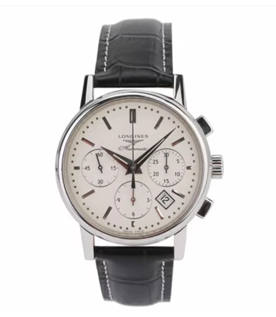 95新 Longines/浪琴 自动男表L2.733.4.72.2表径39公价24600
